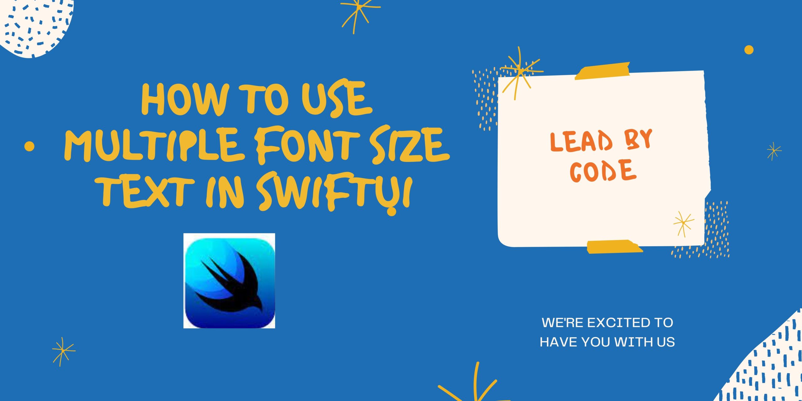 how to use multiple font size text in SwiftUI