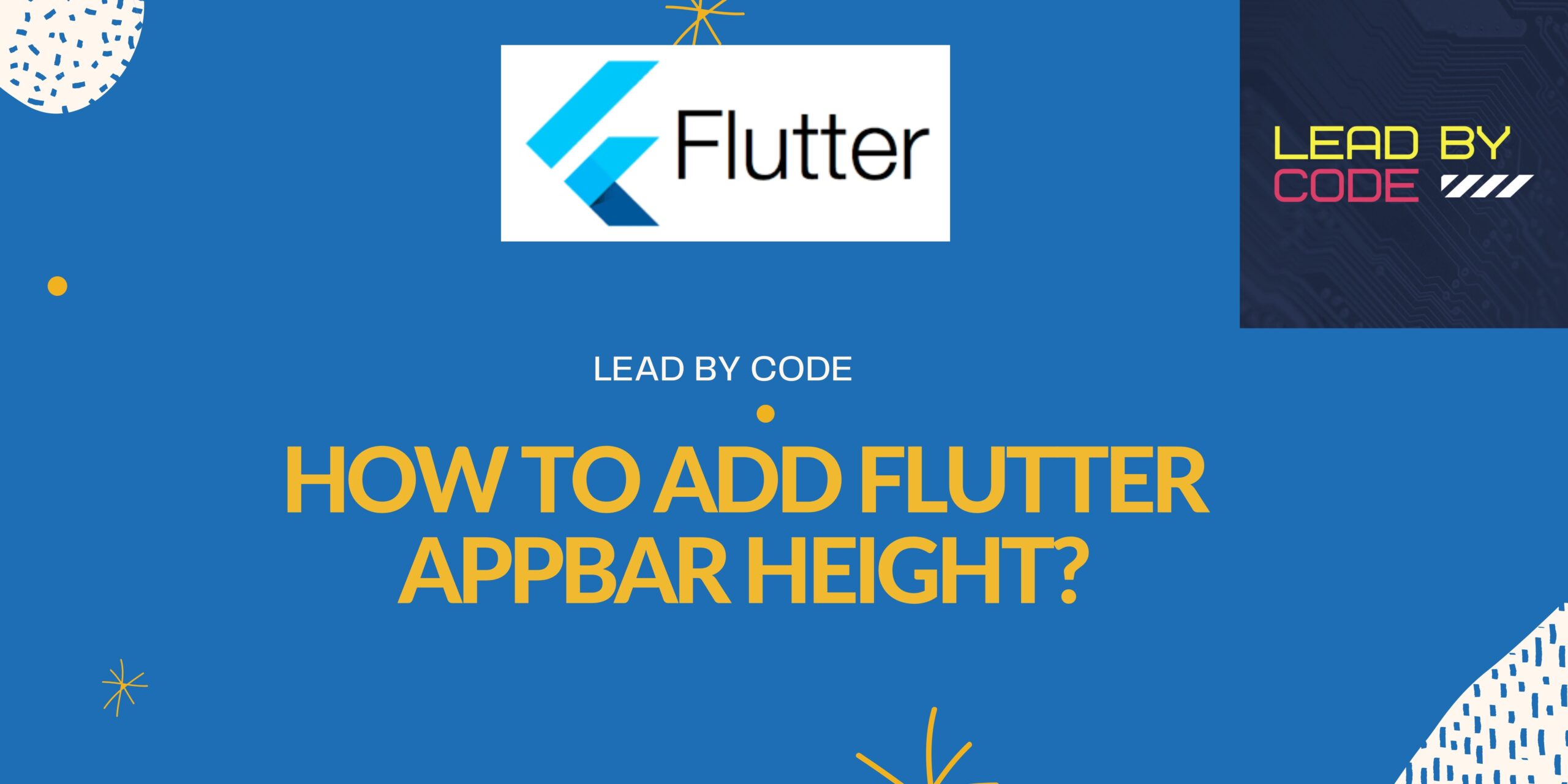 How to add flutter AppBar height?