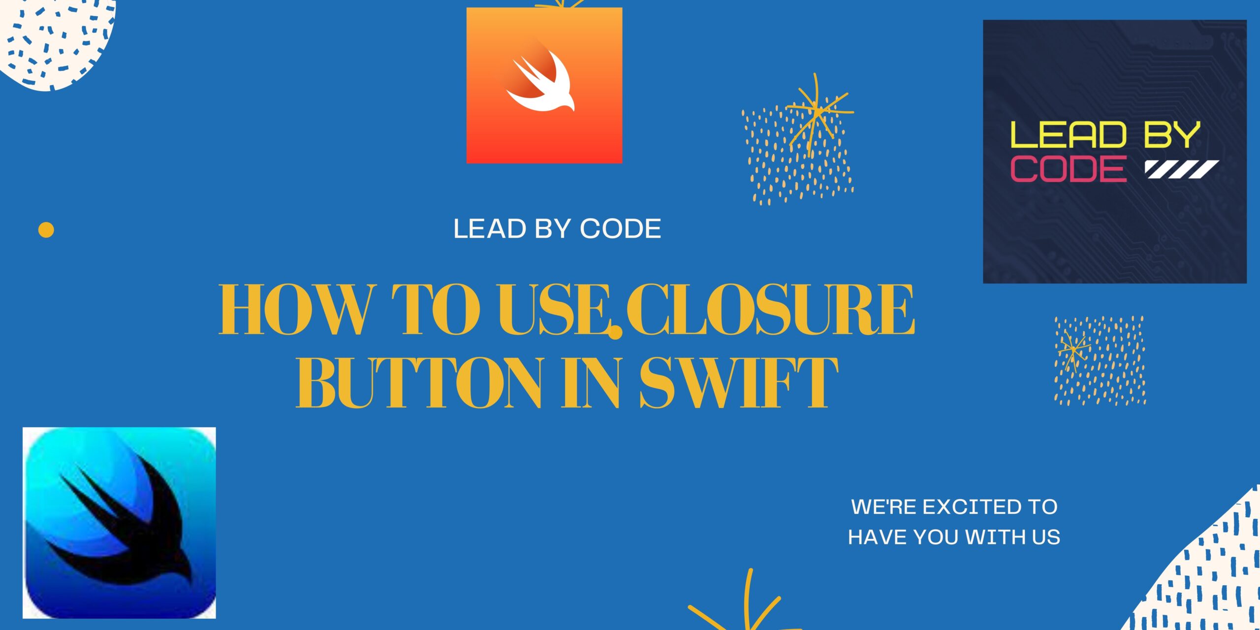 How to use closure button in swift